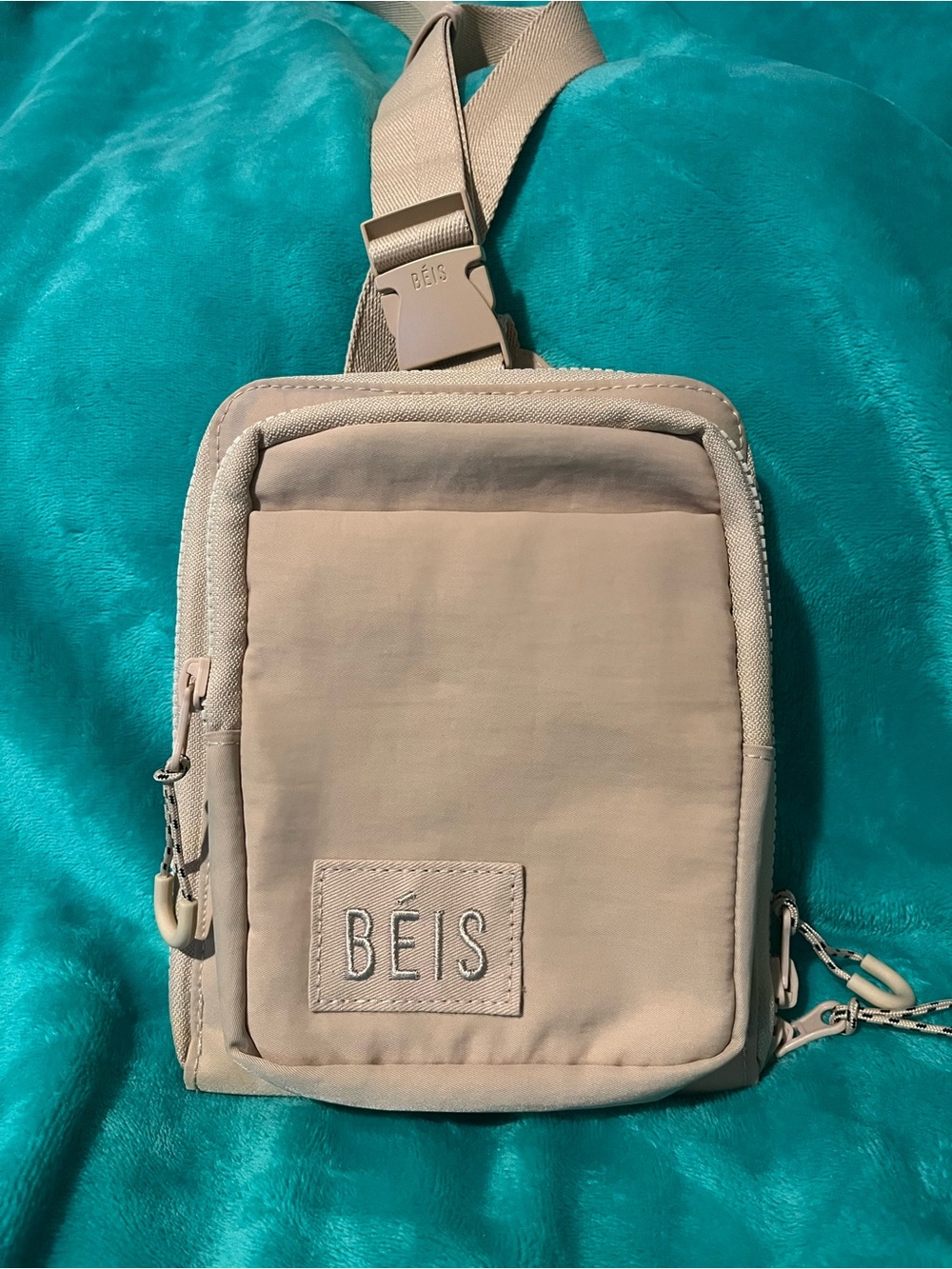 BEIS Beige Sport Sling Crossbody Sling Bag